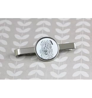 Lakeland Terrier - tie clip with a dog, personalized tie clip, a unique gift for a man from the Art-Dog brand