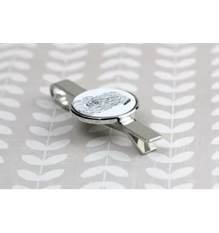 Lakeland Terrier - tie clip with a dog, personalized tie clip, a unique gift for a man from the Art-Dog brand