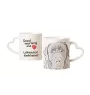 Labrador Retriever - Tasse mit Hund, entzückende Tasse mit herzförmigem Henkel, universelles Geschenk der Marke Art-Dog