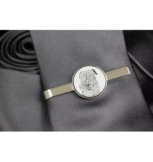 Lakeland Terrier - tie clip with a dog, personalized tie clip, a unique gift for a man from the Art-Dog brand