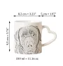 Labrador Retriever, retriever du Labrador - tasse avec chien, une tasse adorable avec une anse en forme de cœur, un cadeau universel de la marque Art-Dog