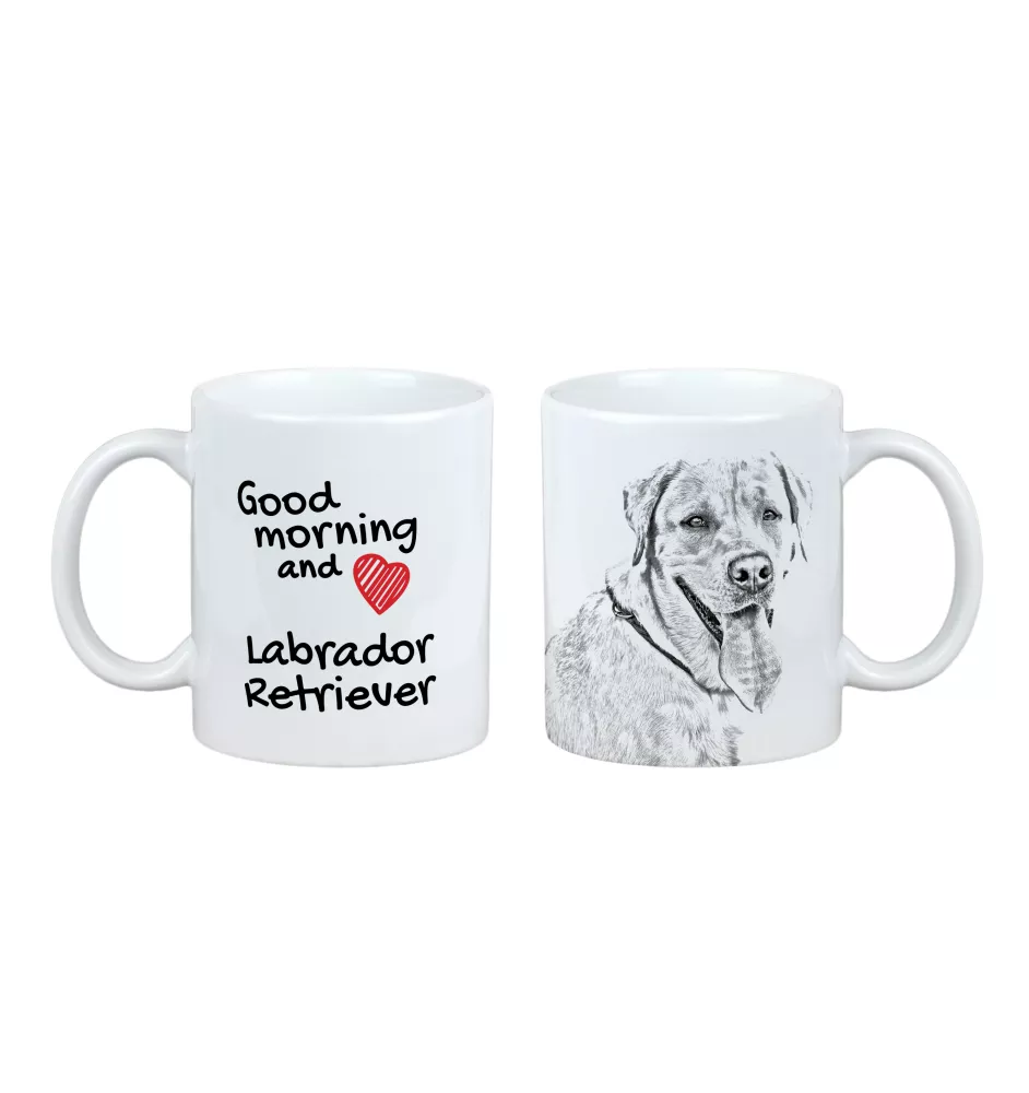 Labrador Retriever I kubek z psem good morning Art-Dog