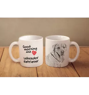 Labrador Retriever I kubek z psem good morning Art-Dog