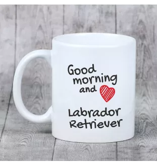 Labrador Retriever - cup with a dog, cup with a photo, personalized gift from the Art-Dog brand