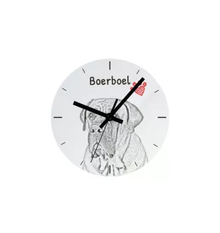 Lakeland Terrier - Wanduhr mit Hund, Regal Uhr mit Druck, personalisierte Hausdekoration von Art-Dog.