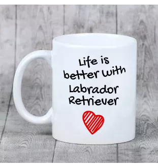 Labrador Retriever, retriever du Labrador I - tasse avec chien, tasse avec photo, cadeau personnalisé de la marque Art-Dog