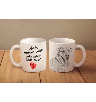 Labrador Retriever I - Tasse mit Hund, Tasse mit Bild, personalisiertes Geschenk der Marke Art-Dog