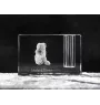 Lakeland Terrier - Pen stand, crystal organiser with dog photo, unique desk decoration by Art-Dog brand