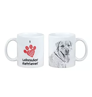 Labrador Retriever I - cup with a dog, cute cup with graphics, a gift with your photo from the Art-Dog brand