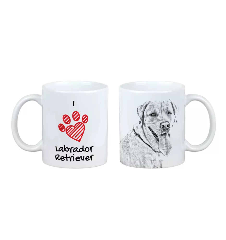 Labrador Retriever I - cup with a dog, cute cup with graphics, a gift with your photo from the Art-Dog brand