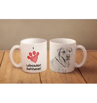 Labrador Retriever, retriever du Labrador I - tasse avec chien, une tasse adorable avec une illustration, un cadeau avec votre photo de la marque Art-Dog