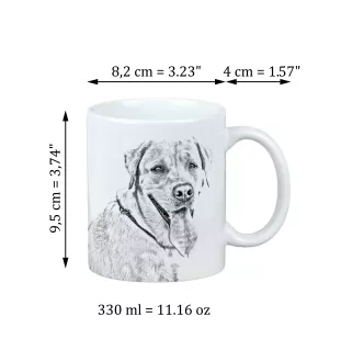 Labrador Retriever, retriever du Labrador I - tasse avec chien, une tasse joyeuse pour les amoureux des chiens, un cadeau personnalisé de la marque Art-Dog