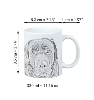 Labrador Retriever kubek z psem Makes me happy Art-Dog