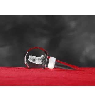 Lakeland Terrier - Kristallflaschenverschluss, einzigartiger Weinverschluss mit Foto, personalisiertes Geschenk für Sommelier der Marke Art-Dog