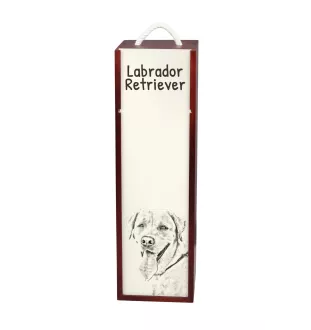 Labrador Retriever I pudełko na wino z psem Art-Dog