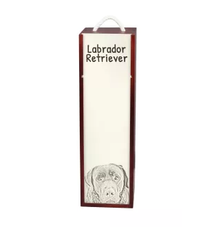 Labrador Retriever pudełko na wino z psem Art-Dog
