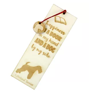 Lakeland Terrier - marque-page pour livre avec chien, marque-page personnalisé, accessoire canin pour les lecteurs de la marque Art-Dog