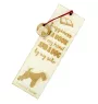 Lakeland Terrier - marque-page pour livre avec chien, marque-page personnalisé, accessoire canin pour les lecteurs de la marque Art-Dog
