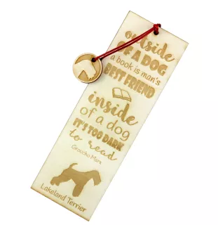 Lakeland Terrier - marque-page pour livre avec chien, marque-page personnalisé, cadeau pour les amateurs de livres de la marque Art-Dog