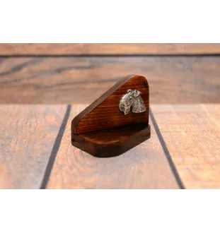 Lakeland Terrier - bougeoir en bois avec un chien, support pour bougie chauffe-plat, lieu de mémoire pour chien de la marque Art-Dog