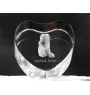 Lakeland Terrier - a photo of a dog in crystal, crystal heart, unique photo frame from the Art-Dog brand