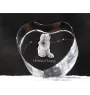 Lakeland Terrier - a photo of a dog in crystal, crystal heart, unique photo frame from the Art-Dog brand