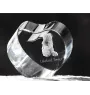 Lakeland Terrier - a photo of a dog in crystal, crystal heart, unique photo frame from the Art-Dog brand