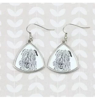 Lakeland Terrier - boucles d'oreilles avec chien, boucles d'oreilles pendantes avec photo, bijoux personnalisés avec impression de la marque Art-Dog
