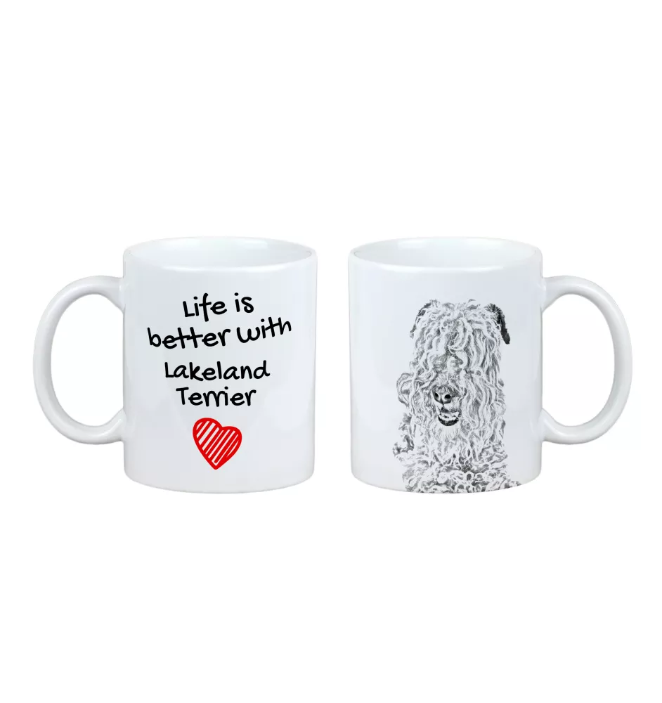 Lakeland Terrier kubek z psem life is better Art-Dog