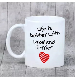 Lakeland Terrier - tasse avec chien, tasse avec photo, cadeau personnalisé de la marque Art-Dog