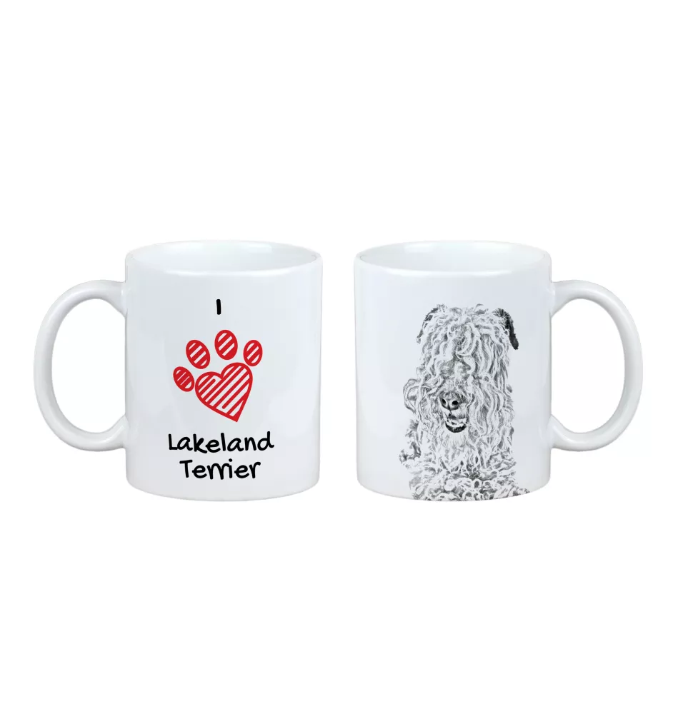 Lakeland Terrier - tasse avec chien, une tasse adorable avec une illustration, un cadeau avec votre photo de la marque Art-Dog
