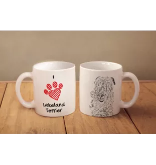 Lakeland Terrier - cup with a dog, cute cup with graphics, a gift with your photo from the Art-Dog brand