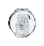 Lakeland Terrier - Pocket mirror with a dog, personalized mirror for a purse, compact mirror with Art-Dog brand print.