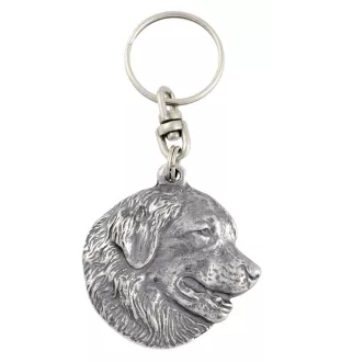 Leonberger, Chien De Leonberg - Pendentif chien argenté, décoration de sac à main, pendentif sac à dos par la marque Art-Dog