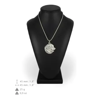 Leonberger - Dog necklace, unique jewellery for the dog fan, unique adder pendant by Art-Dog brand