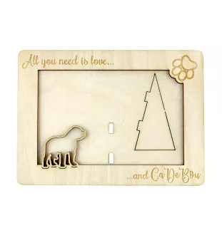 Dog z Majorki ramka na zdjęcie ze sklejki Art-Dog