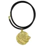 Leonberger - Dog necklace, gold-plated pendant for dog fan, unique jewellery by Art-Dog brand
