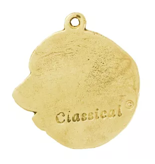 Leonberger - Dog necklace, gold-plated pendant for dog fan, unique jewellery by Art-Dog brand