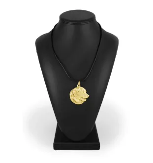 Leonberger, Chien De Leonberg - Collier pour chien, pendentif plaqué or pour fan de chien, bijoux uniques de la marque Art-Dog