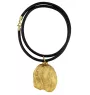 Lhasa Apso - Dog necklace, gold-plated pendant for dog fan, unique jewellery by Art-Dog brand