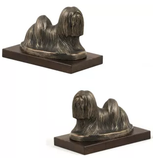 Lhasa Apso, Lhasaterrier, Löwenhund - Hundestatue, Figur für Büro, Trophäe für Hundeausstellung von Art-Dog brand