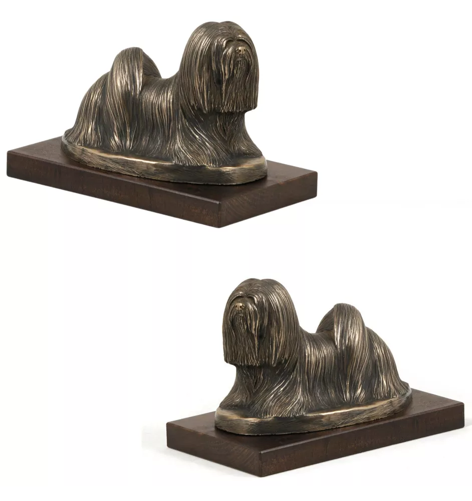 Lhasa Apso, Lhasaterrier, Löwenhund - Hundestatue, Figur für Büro, Trophäe für Hundeausstellung von Art-Dog brand