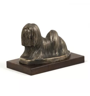 Lhasa Apso - statue de chien, figurine pour bureau, trophée pour exposition canine par la marque Art-Dog