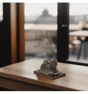 Lhasa Apso - dog statue, figurine for office, trophy for dog show by Art-Dog brand