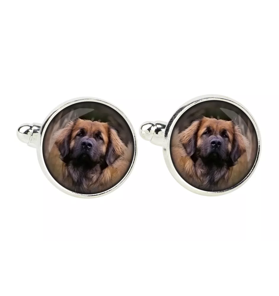 Leonberger, Chien De Leonberg - boutons de manchette, décoration de chemise, pendentif de chemise de la marque Art-Dog