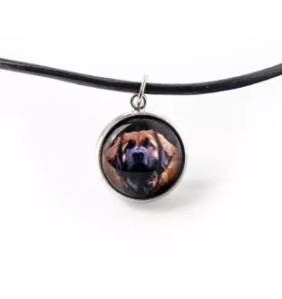 Leonberger - Halskette mit Anhänger mit Ihrem Foto, handgefertigt, handgefertigter Schmuck der Marke Art-Dog