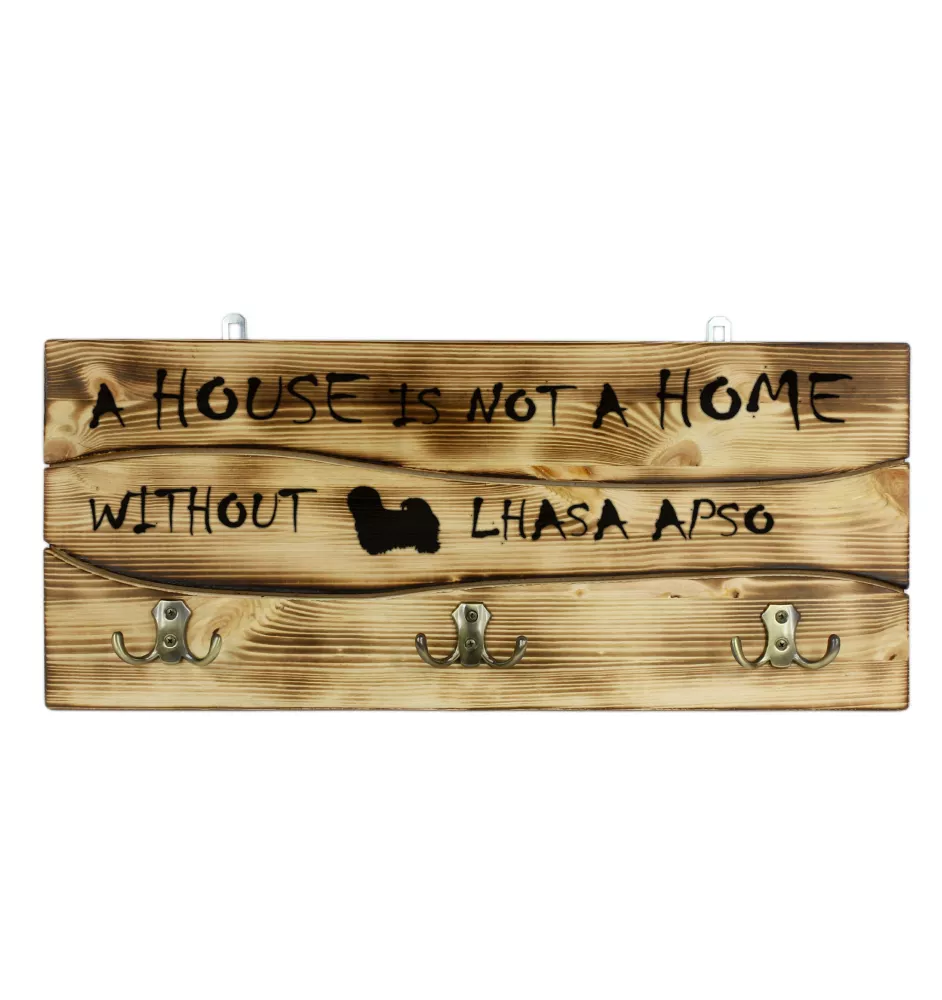 Lhasa Apso - clothes hanger with a dog, medal display, home decoration from the Art-Dog brand