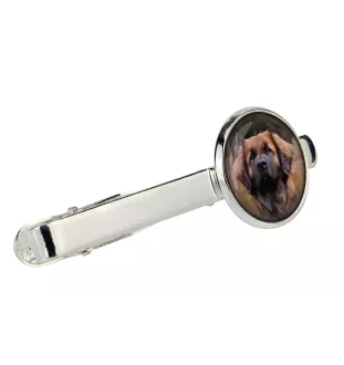 Leonberger spinka do krawata w pudełku ze zdjęciem Art-Dog