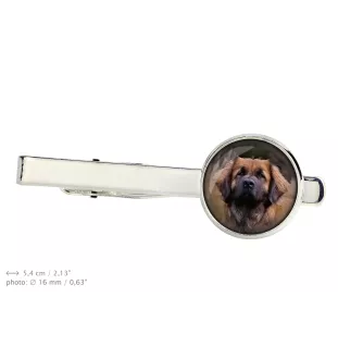 Leonberger - tie clip in a box, stylish tie, personalized jewelry from the Art-Dog brand