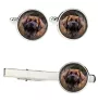 Leonberger, Chien De Leonberg - Boutons de manchette et cravate avec votre photo, accessoire de costume, bijoux pour hommes de la marque Art-Dog.